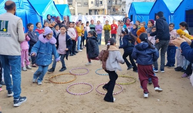 يوم تفاعلي لتعزيز الصحة النفسية للأطفال في غزة