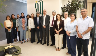 A Palestinian Ministry of Health delegation visits Juzoor to explore ways to strengthen joint cooperation