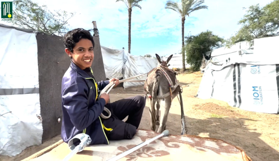  قصة نجاح من مخيم النصيرات - خدمات التأهيل المجتمعي