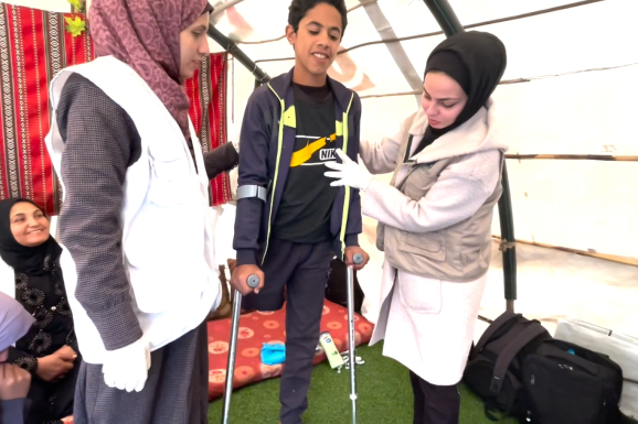  قصة نجاح من مخيم النصيرات - خدمات التأهيل المجتمعي