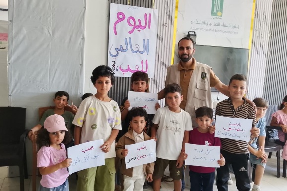 Juzoor Brings Smiles to Children Through Recreational and Mental Health Support Activities